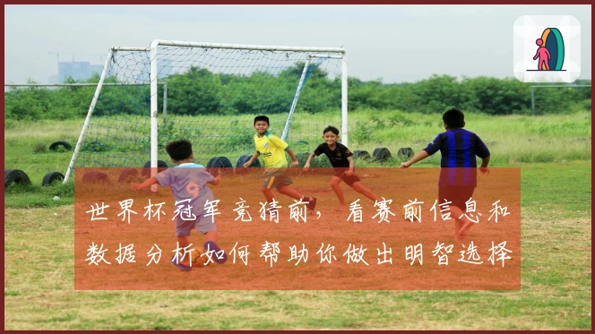 世界杯冠军竞猜前，看赛前信息和数据分析如何帮助你做出明智选择