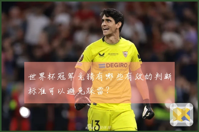 世界杯冠军竞猜有哪些有效的判断标准可以避免踩雷？